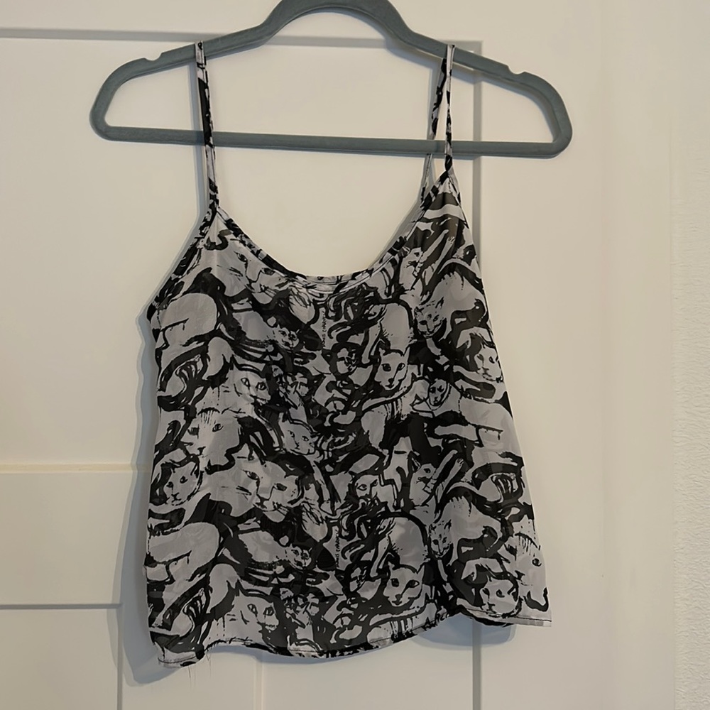 Chiffon American Apparel Cat Tank